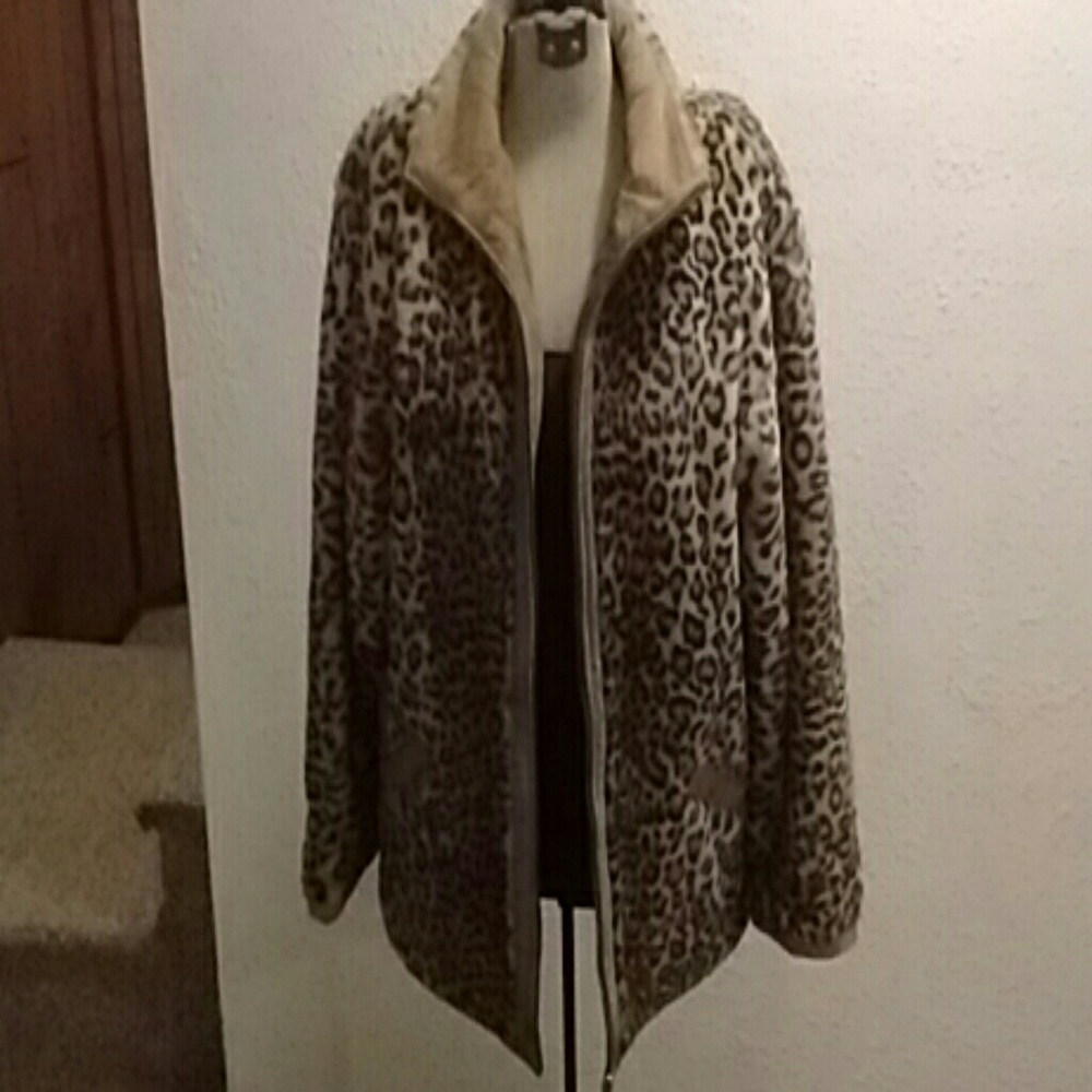 Reversible Faux Fur/ Suede jacket